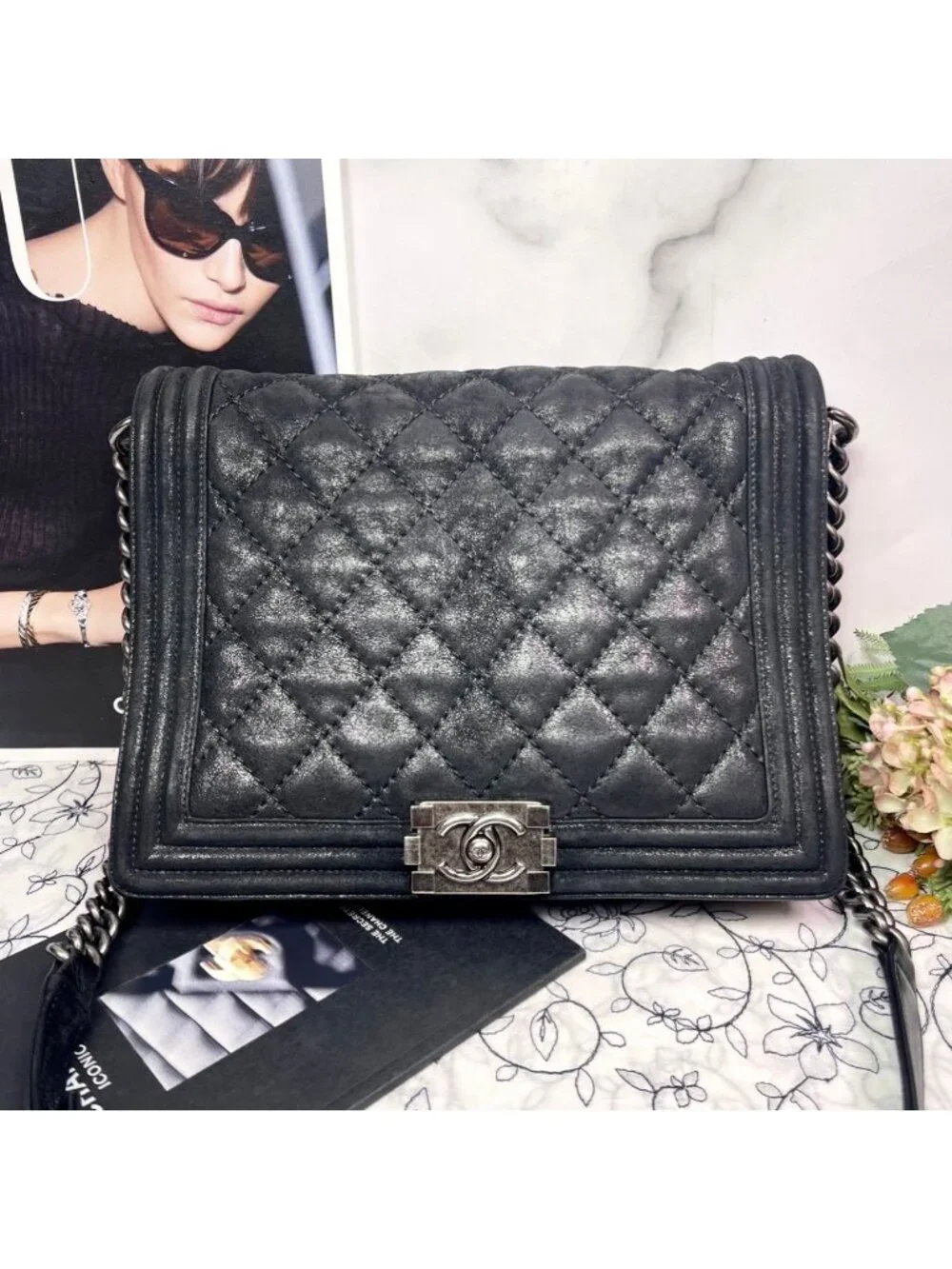 Chanel Boy Shoulder Bag Chain